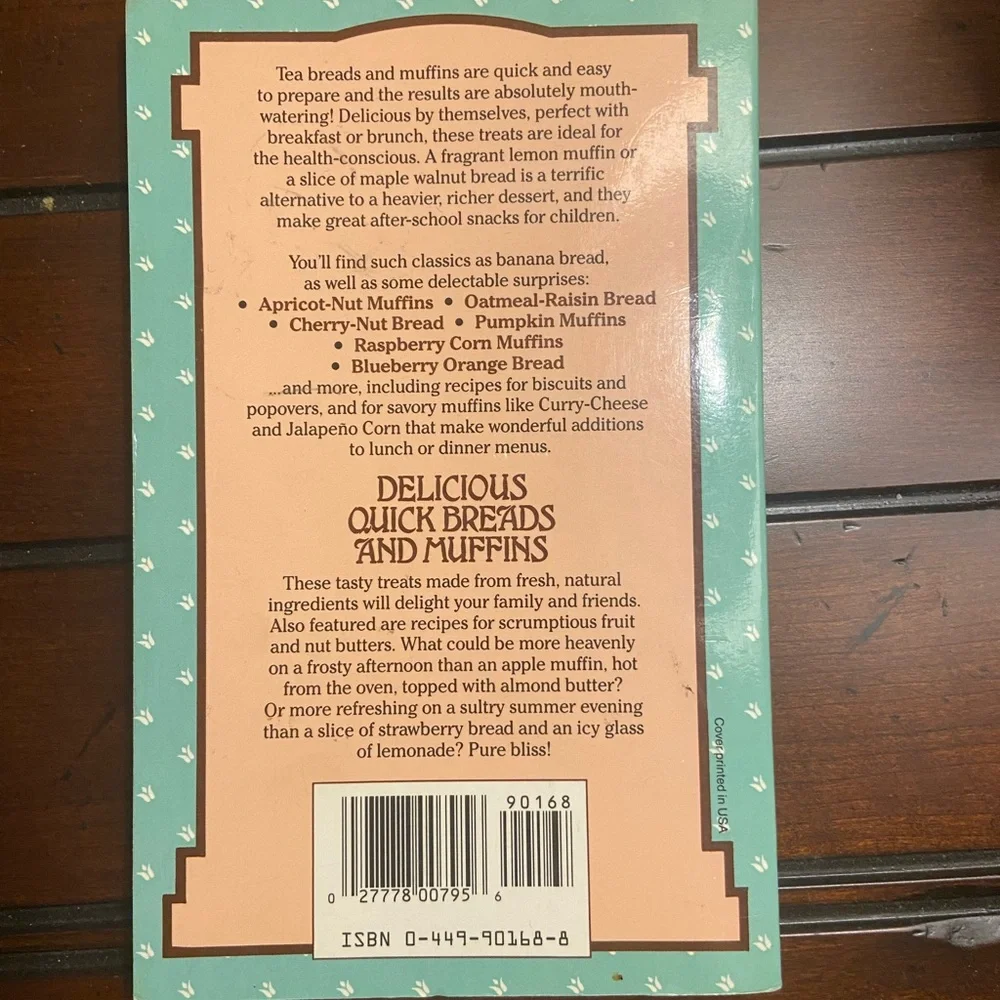 Delicious Quick Breads and Muffins Book